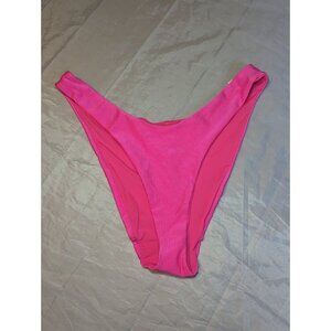 Aerie Hot Pink Cheekiest Textured Women's Swim Bottoms Size XXL NWT